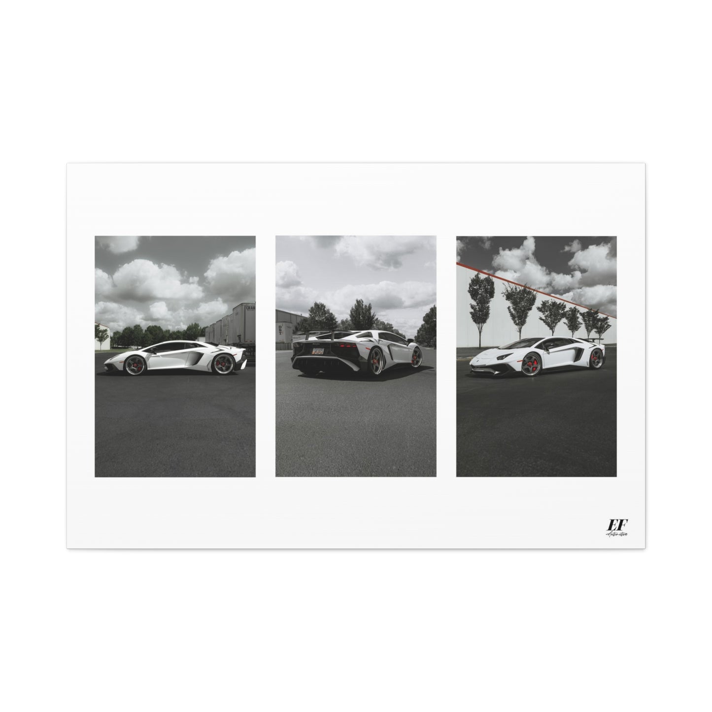 Premium Matte Canvas 48" x 32" | Lamborghini Aventador SV MIKI | Suwanee Ga
