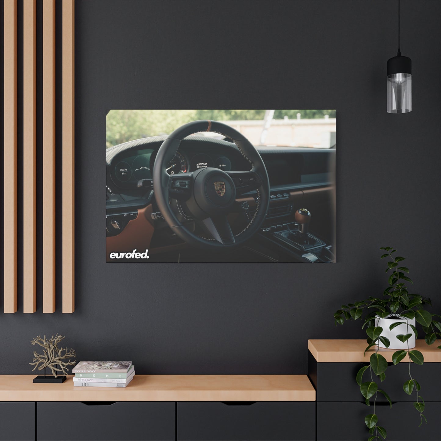 Porsche 992 GT3 Touring (3/4) – Stretched Matte Canvas Wall Art