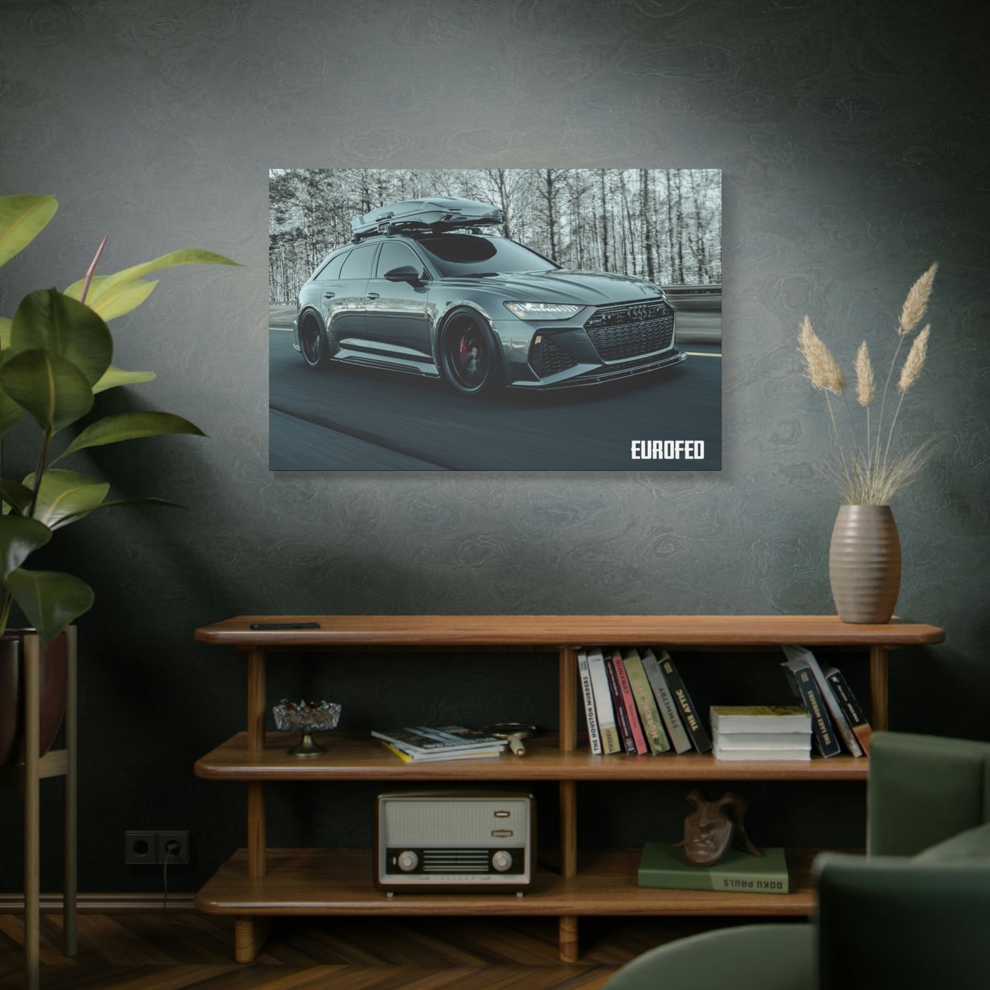Premium Matte Canvas 48" x 32" | AUDI RS6 Avant |North Georgia