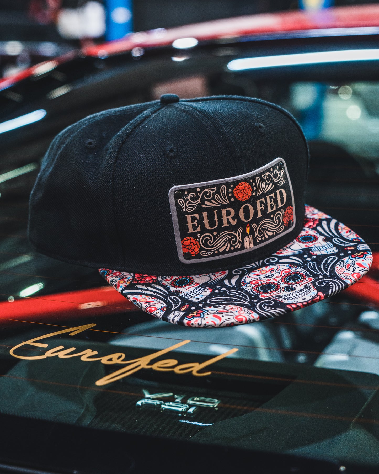 Eurofed Skull SnapBack Hat
