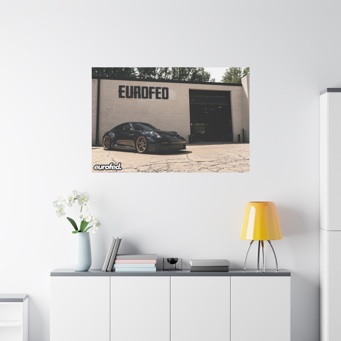 Copy of Porsche 992 GT3 Touring (4/4) – Stretched Matte Canvas Wall Art