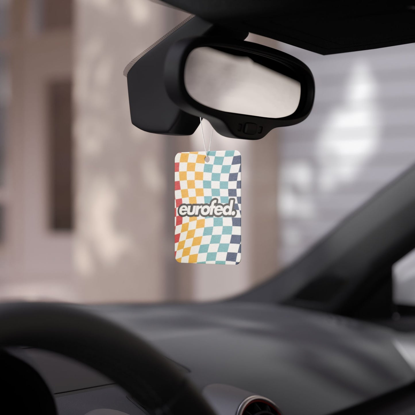Eurofed Harlequin Checkered Air Freshener