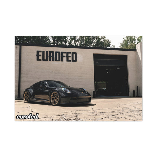 Copy of Porsche 992 GT3 Touring (4/4) – Stretched Matte Canvas Wall Art