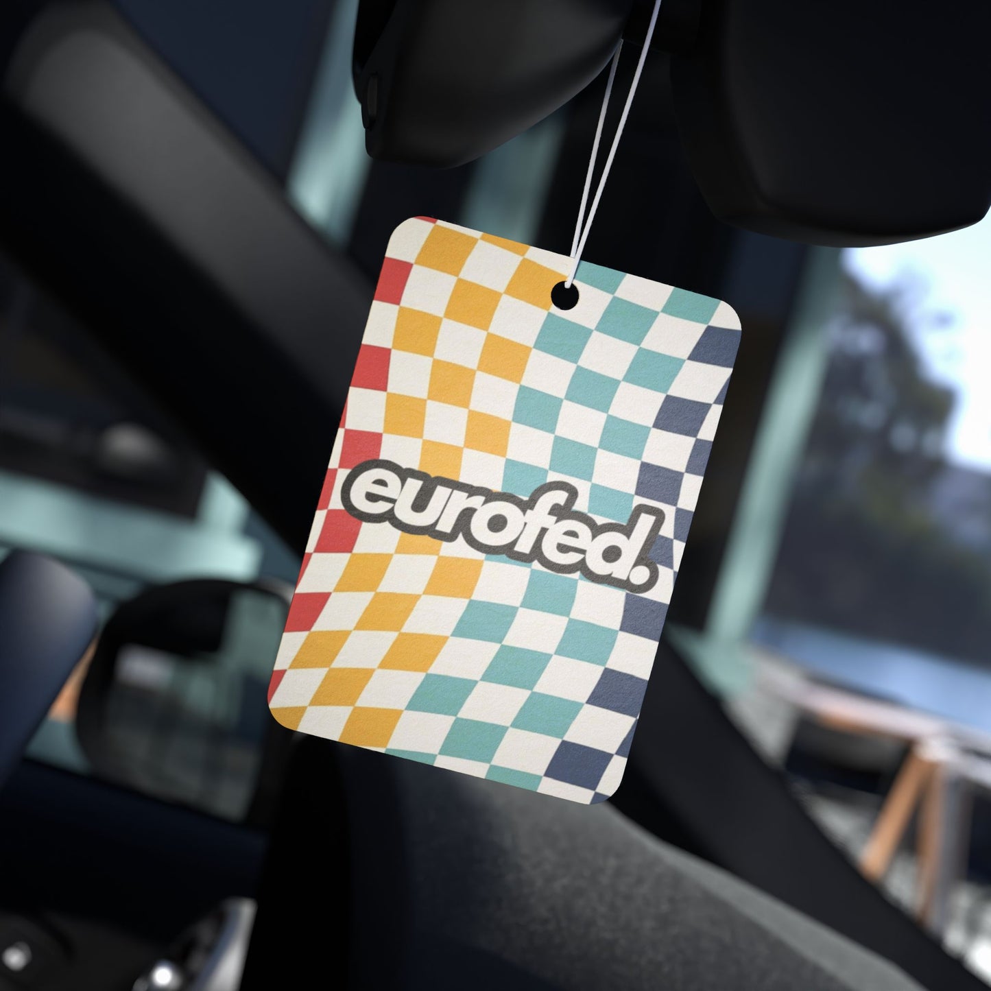 Eurofed Harlequin Checkered Air Freshener
