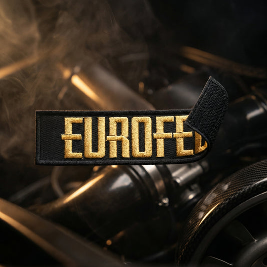 Eurofed Gold Block Velcro Patch