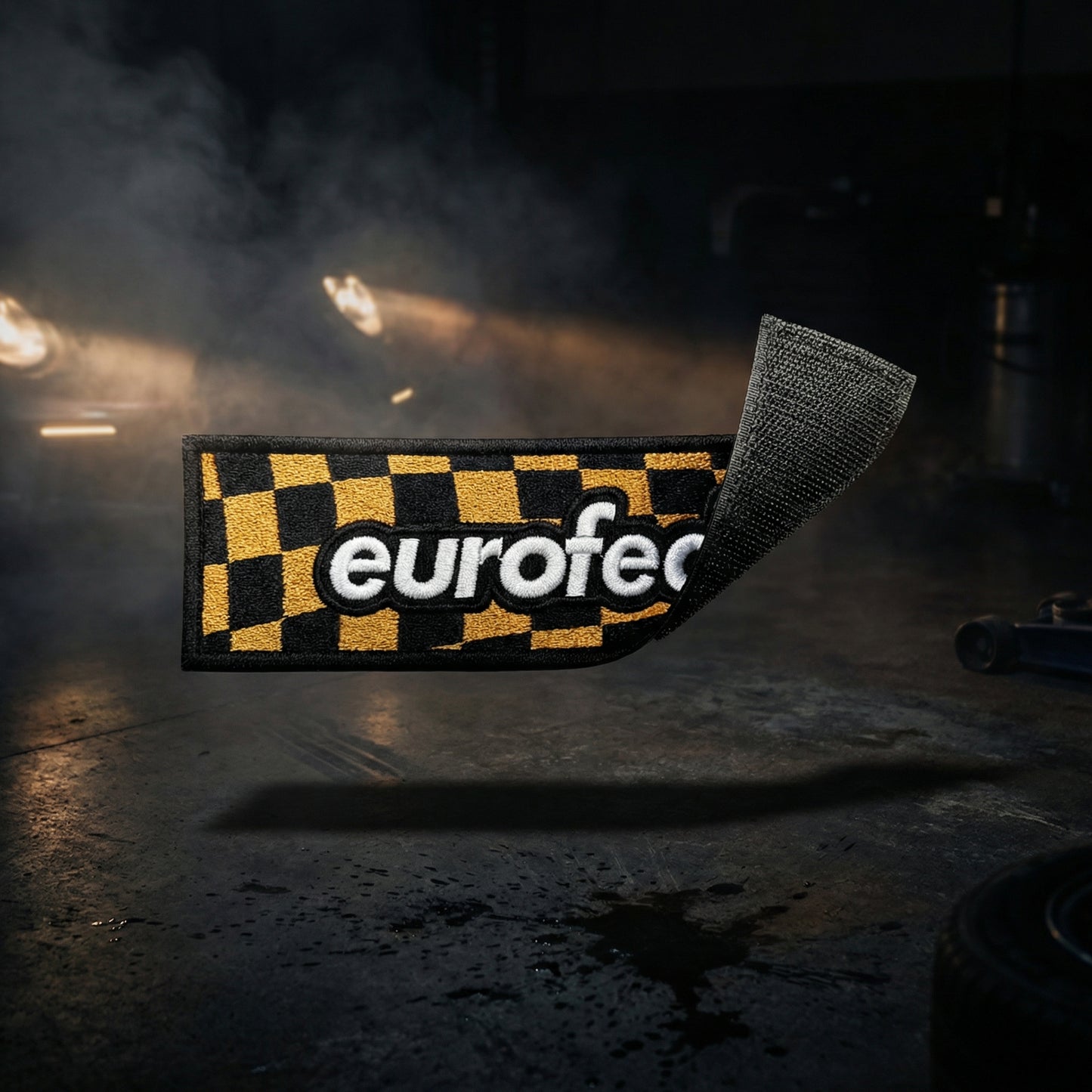 Eurofed Checkered "Period" Velcro Patch