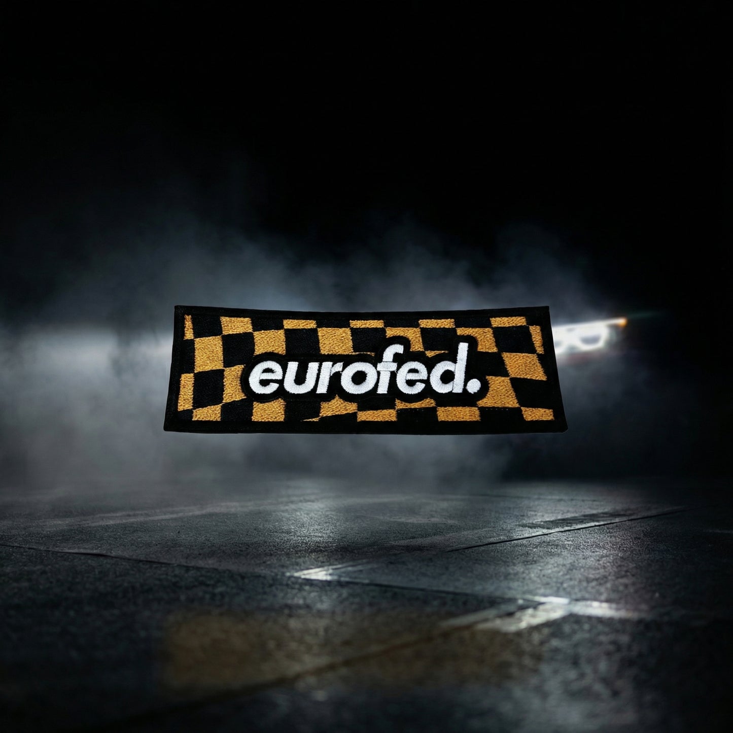 Eurofed Checkered "Period" Velcro Patch