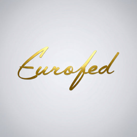 Eurofed "Cursive" Sticker