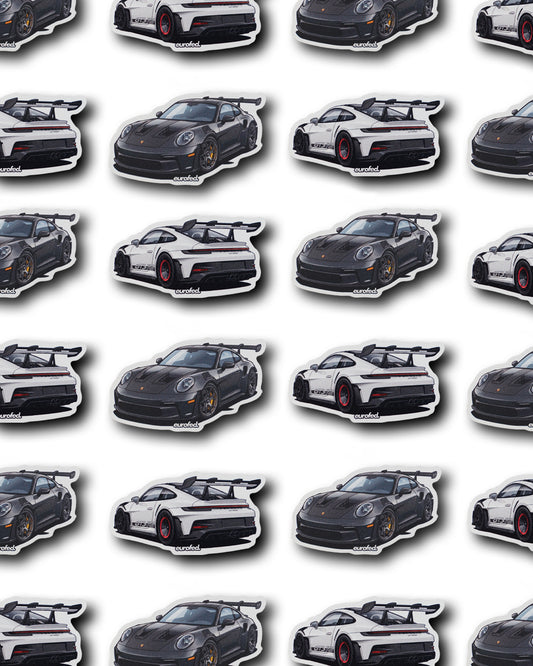 Eurofed 992 GT3 RS Die-Cut Sticker