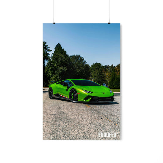 Premium Matte Vertical Poster Lamborghini Performante | Alpharetta, Ga