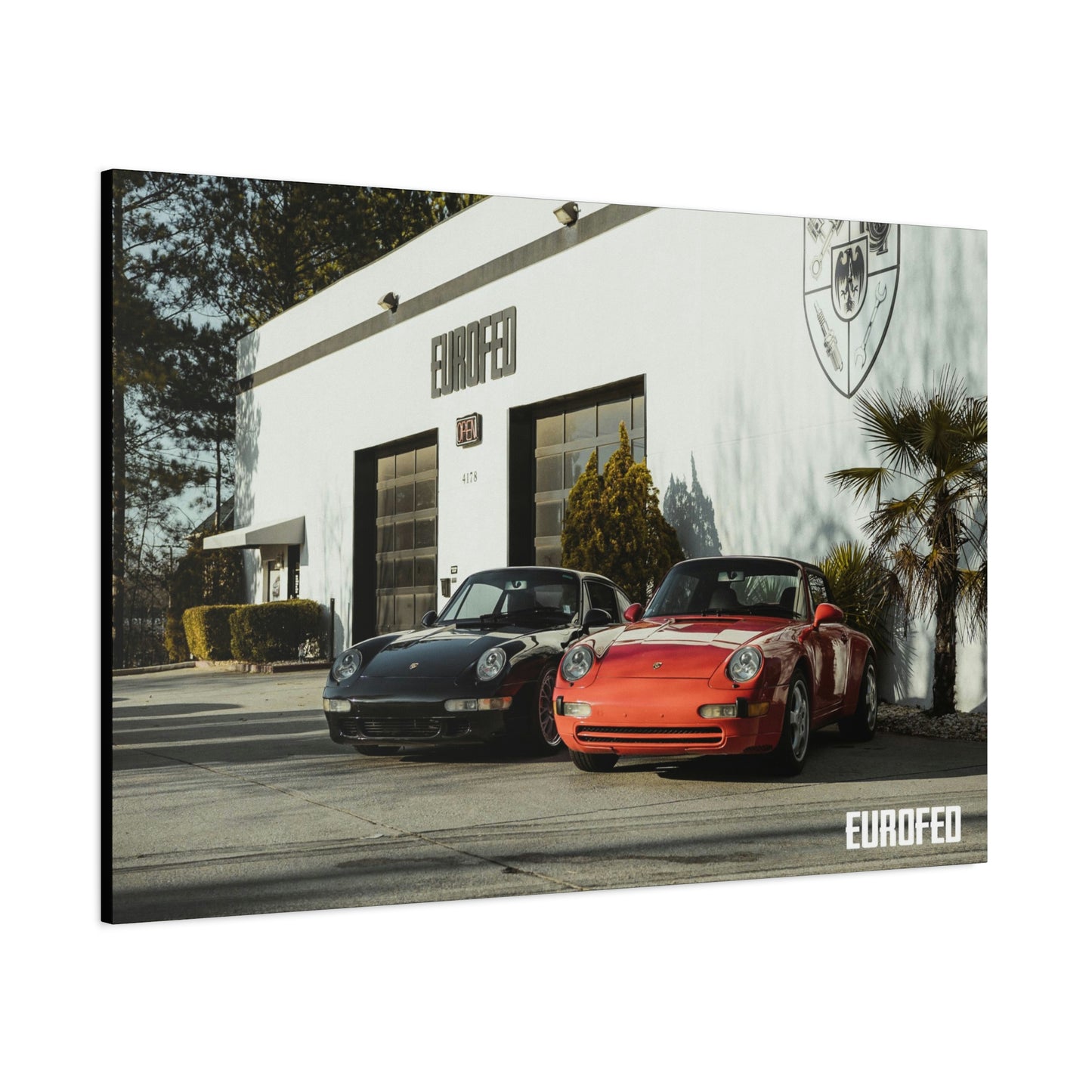 Premium Matte Canvas 48" x 32" | 993 Porsches | Eurofed Johns Creek